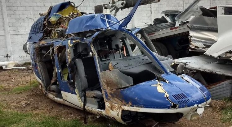 Culpan a policía por derribo de helicóptero y muerte de piloto