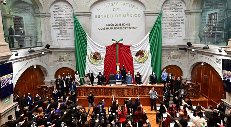 Con mayoría femenina, instalan la LXI Legislatura mexiquense
