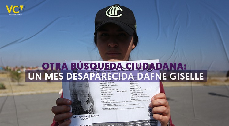 Otra búsqueda ciudadana: un mes desaparecida Dafne Giselle