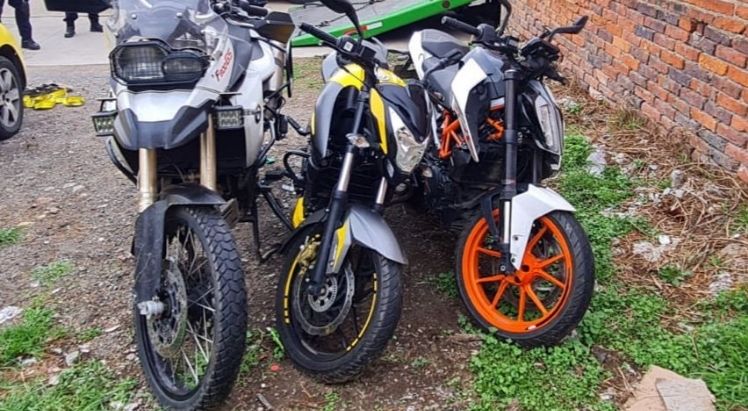 Recuperan motocicletas robadas en Texcaltitlán